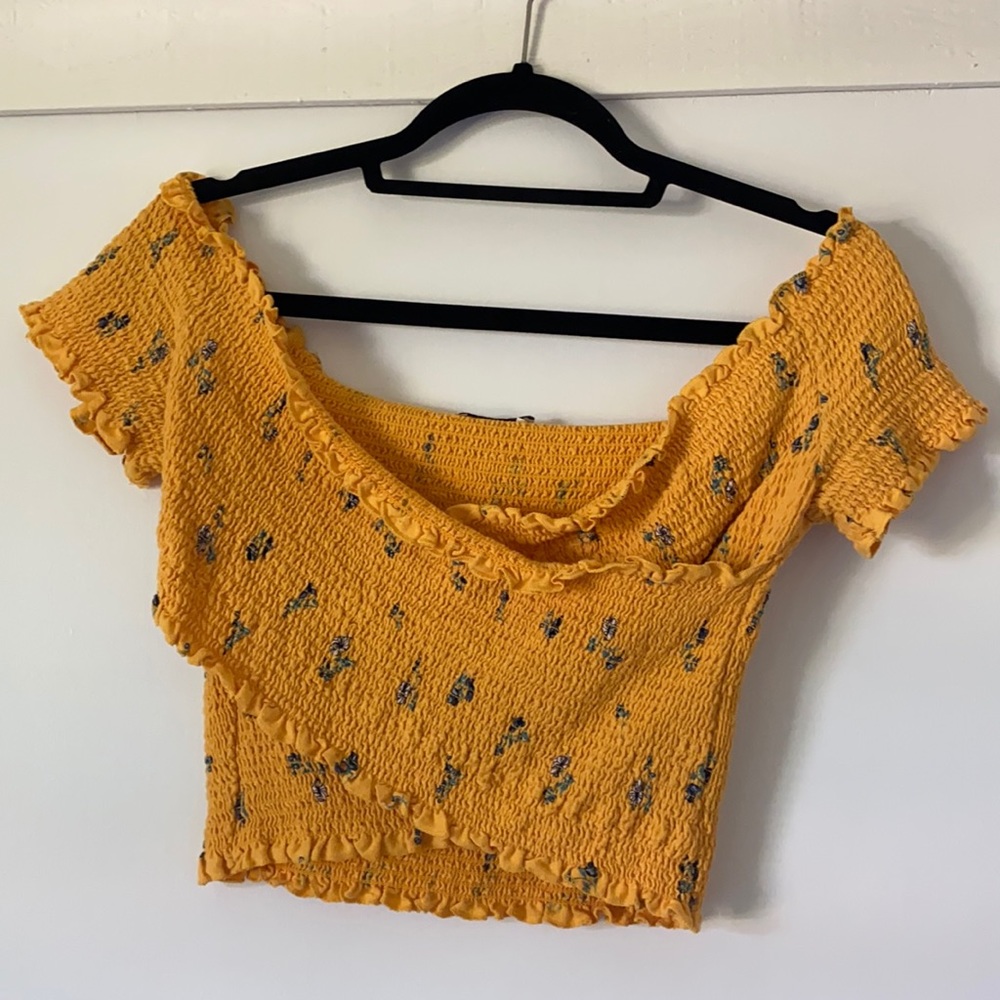 Yellow Cross Front Top